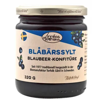 Immagine prodotto di Blabärssylt - Marmellata di mirtilli 320g