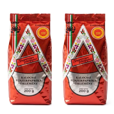 Produktbild von 2x200g Kalocsai Paprikapulver Edelsüß (g.U.) – Traditionell Gemahlen & Handgeern