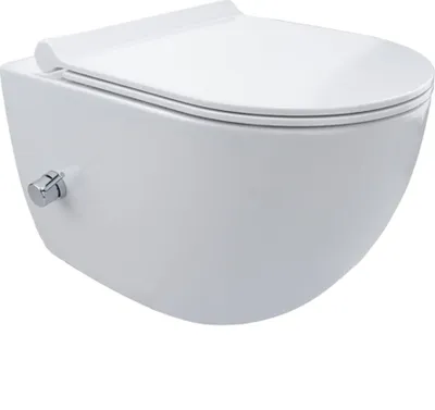 Zdjęcie produktu dla Miska WC MONESI, z funkcją bidetu, ceramiczna, biały połysk