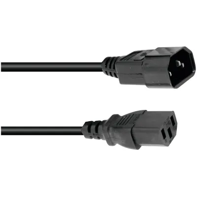 Image de OMNITRONIC Rallonge pour appareils froids 3x0,75 1m sw
