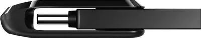 Produktbild von SanDisk Ultra Dual Drive Go, 32 GB, USB Type-A / USB Type-C, 3.2 Gen 1 (3.1 Gen 1), 150 MB/s, Drehring, Schwarz