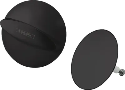 Zdjęcie produktu dla Hansgrohe Flexaplus nadbudowany odpływ łazienkowy czarny matowy