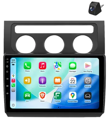 Obrázek produktu pro CarPlay Autorádio Android VW Touran 1T 2003-2010 10" 64GB WiFi Android Auto Navigace GPS DSP Bluetooth