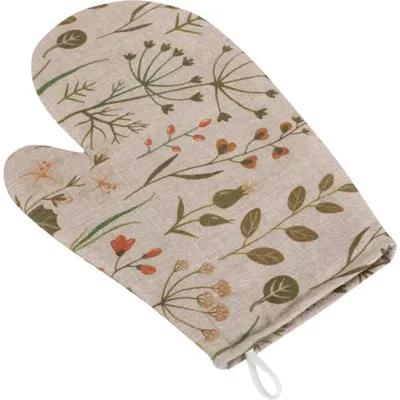 Obrázok produktu pre Kuchynská chňapka - 28x18 cm - Béžová, Zelená, Oranžová