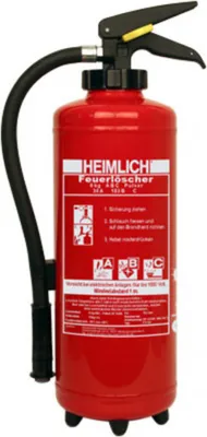 Produktbild von HEIMLICH® Pulverauflade Feuerlöscher P6 34A= 10LE
