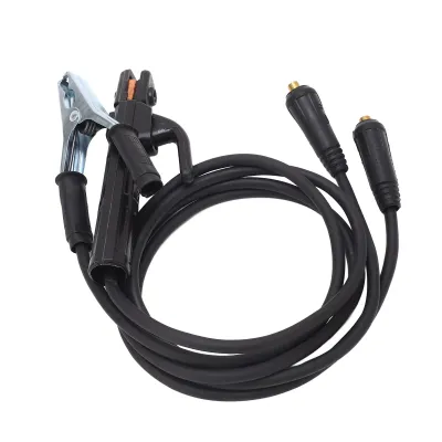 Image de Support d'électrode de soudage 200A Brass Iron Machine Ground Clamp Replacement Accessories with 1.5meter Cable