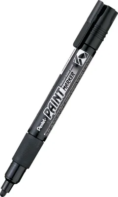 Produktbild von Pentel Ölmarker rund schwarz für Renovierungsbuchstaben MMP20-A