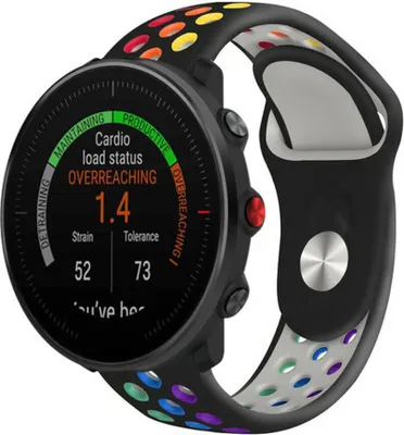 Produktbild von Strap-it Polar Vantage M Sportarmband (Schwarz/Bunt)