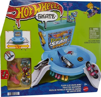 Image de Hot Wheels Skate Flush & Go Skate Bowl