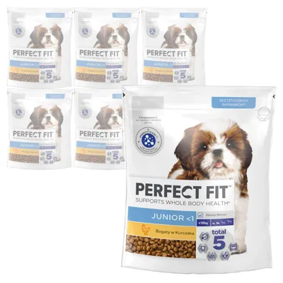 Zdjęcie produktu dla Perfect Fit (junior) 6x825g - Sucha Karma Dla Psa Małej Rasy Bogata W Kurczaka