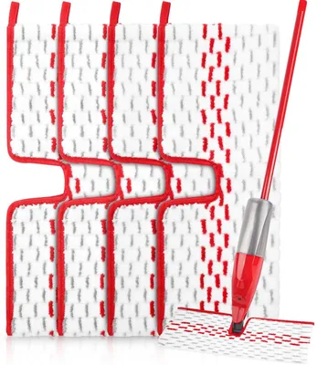 Productafbeelding van Solidchoice - Microvezel Dweilpads voor Vileda Sproeiwissers (Set van 4)