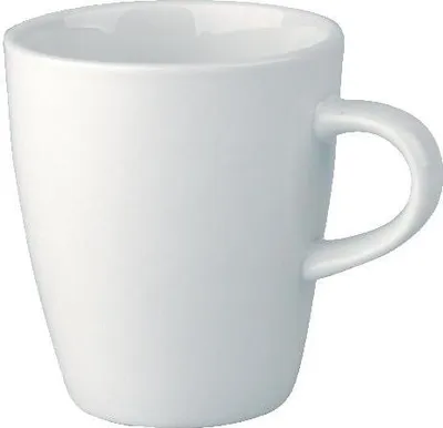 Produktbild von 15 x Kaffeebecher, Teetasse, Porzellan, weiß, Ø 7.5 cm, Höhe: 8.5 cm
