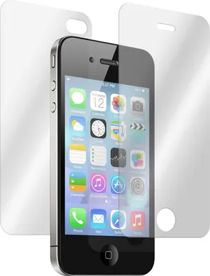 Produktbild von 1er-Pack PhoneNatic Glas-Folie klar Fullbody  kompatibel mit Apple iPhone 4S - Panzerglas für iPhone 4S