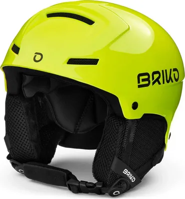Produktbild von Briko Unisex – Erwachsene Helm Helmet, Shiny Pear Green-White, Grösse S Kopfumfang 53-55 cm Neu