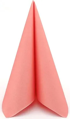 Produktbild von Airlaid Serviette Koralle / Lachs, 40 x 40 cm, 50 Stück - APARTina