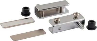 Obrázek produktu pro Walteco Nábytkový závěs pro skleněná dvířka 40x13,5mm, chrom, 1 pár