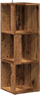 Produktbild von Kompakter Holz- Eckschrank mit Lagerfunktion