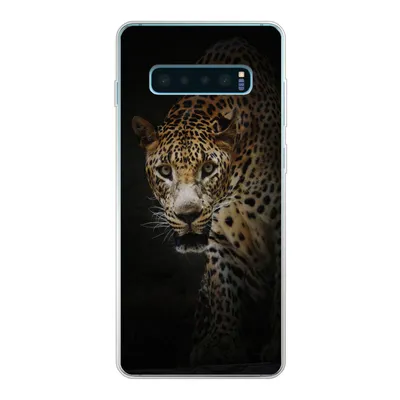 Produktbild von MuchoWow® Handyhülle Schutzhülle Hülle für Samsung Galaxy S10 Lite Leopard - Wilde Tiere - Licht Silikon Softcase Handy Hülle - Schutz