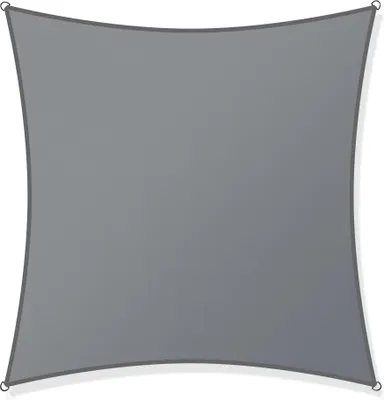 Produktbild von Toboli Sun Sail Square 4x4m Vetruvzdorná ochrana proti slnku UV 30+ pre záhradu, terasu a balkón