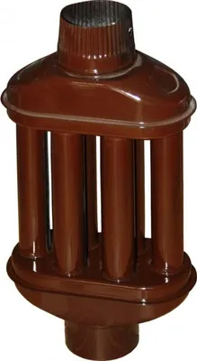 Obrázek produktu pro Žemini, Teplovzdušný výměník, délka - 0,65 m, průměr 120 mm, barva - hnědý