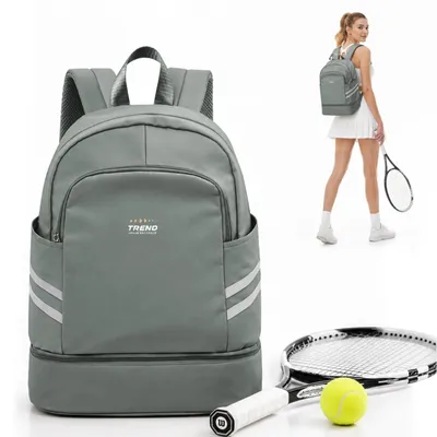 Zdjęcie produktu dla Omgoods - Pojemny plecak tenisowy na rakiety i akcesoria sportowe
