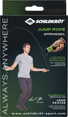 Produktbild von Schildkröt - Fitness Schildkröt Fitness JUMP ROPE (black-grey), mit Zählwerk, im Meshbag