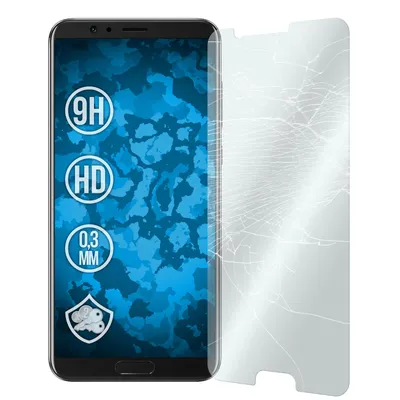 Produktbild von 2er-Pack PhoneNatic Glas-Folie klar  kompatibel mit Huawei Honor View 10 - Panzerglas für Honor View 10