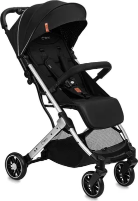 Obrázok produktu pre Športový kočík MoMi ESTELLE LIGHT čierny so strieborným rámom