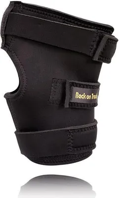 Produktbild von Back on Track Sprunggelenkschoner links in Schwarz Größe M