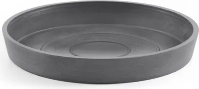 Produktbild von Permapack Ecopots Saucer Round, Untersetzer, Grau, 175 mm, 175 mm, 25 mm, 180 g