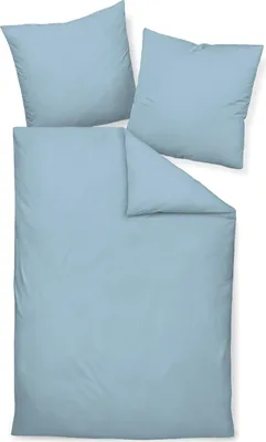 Produktbild von Bettwäsche Colors 155x200+80x80 cm 31001-32 perlblau