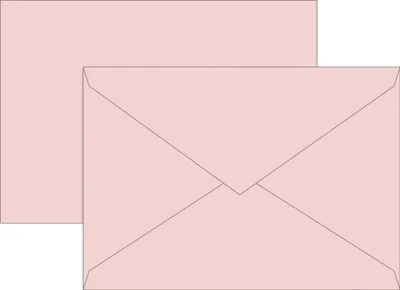 Produktbild von Briefumschlag B6 80g rosé 10St