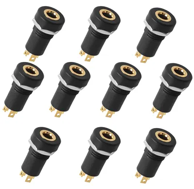 Obrázok produktu pre 10 kusov 4-pólových 3,5 mm audio konektorov