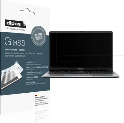 Image de 2x Protection ecrán pour Blackview Acebook 6 15.6 Zoll mat Verre souple Film Protecteur 9H dipos