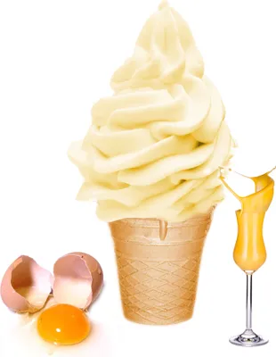 Image de Liqueur aux œufs Glace danoise soft en poudre 1 kg