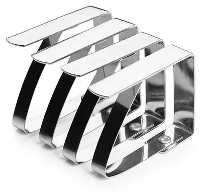 Image de Clips de table en acier inoxydable 4pcs - Ibili