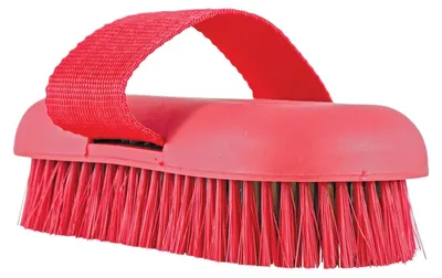 Image de Brosse 2 en 1 pour le soin des chevaux, idéale pour le bétail