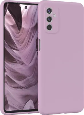 Produktbild von EAZY CASE - TPU Hülle für Samsung Galaxy M52 5G, TPU Case stoßfeste Handyhülle, weiches Cover mit Kameraschutz, Silikonhülle in Lila