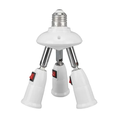 Zdjęcie produktu dla Adapter lampy E27 E26, przedłużacz gniazda E27, przedłużacz gniazda E26, adapter lampy E27, przedłużacz adaptera gniazda światła, przedłużacz gniazda światła