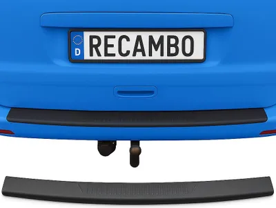 Immagine prodotto di Protezione per il bordo del portellone in ABS, compatibile con VW T5 | VW T6 | dal 2003 in poi | con bordatura