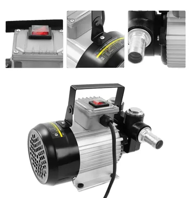 Obrázek produktu pro Čerpadlo na přečerpávání nafty, výkon 550 W, průtok 60 l/min, stříbrné