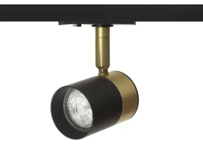 Obrázek produktu pro LALA pro jednookr. lištu černá mosaz 230V GU10 50W