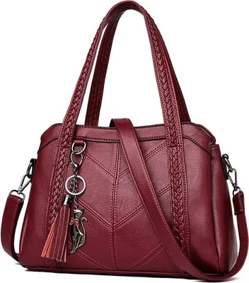 Produktbild von Damen Hobo Schultertasche aus Kunstleder mit Schultergurt