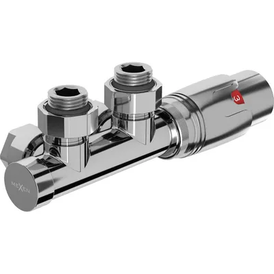 Zdjęcie produktu dla Mexen G00 Zestaw Termostatyczny Kątowy Chrom DN50, Duplex - W907-900-01