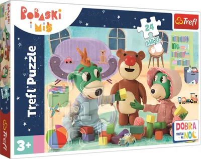 Zdjęcie produktu dla Puzzle 24 Maxi Zabawy Treflików Przed Snem 14325