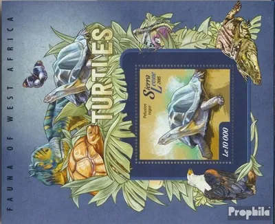 Produktbild von Briefmarken Sierra Leone 2015 Mi Block 720 (kompl. Ausg.) postfrisch Schildkröten