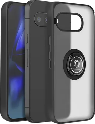 Obrázek produktu pro Avizar, Pouzdro Google Pixel 9a s magnetickým kroužkem, průhledné, černé