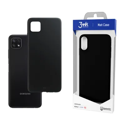 Image de 3mk Matt Case Noir pour Samsung Galaxy A22 5G - Protection Élégante et Durable KP20268