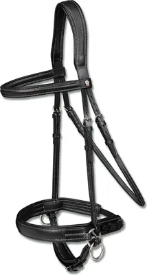 Produktbild von Waldhausen Trensenzaum X-Line Supersoft Gebisslos Schwarz WB