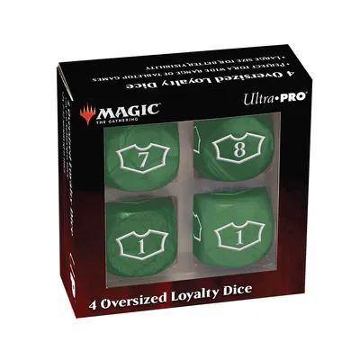 Produktbild von Magic: The Gathering - Deluxe 22MM Waldtreuewürfel Set mit 7-12